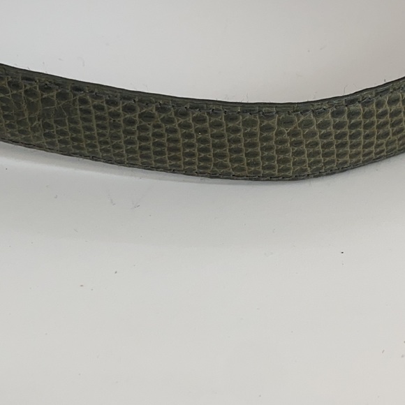 Vintage Ileana Goor Lizard Cowhide Belt main image 2